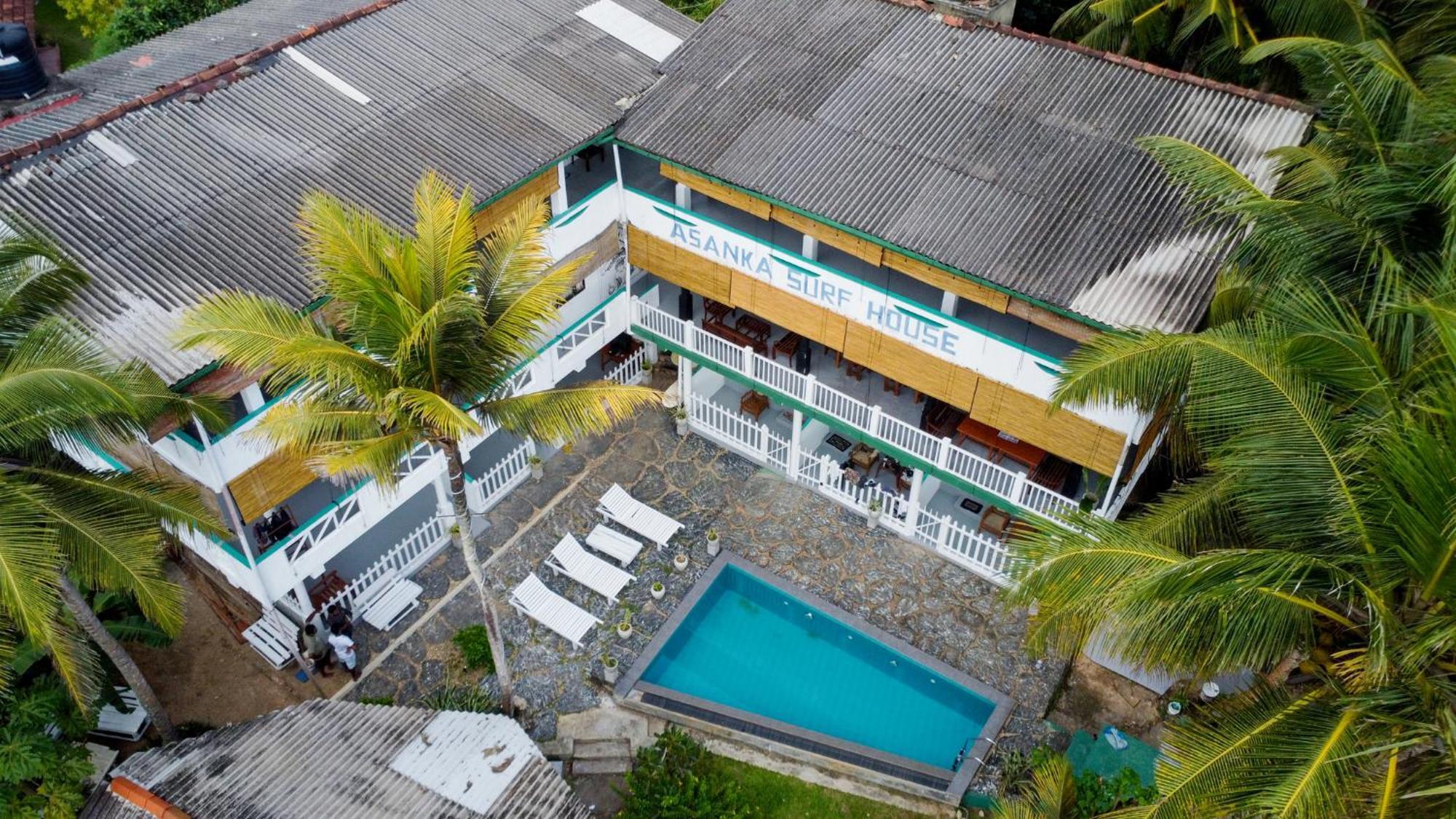 Asanka Surf House & Resturant Bed & Breakfast Midigama East Ngoại thất bức ảnh